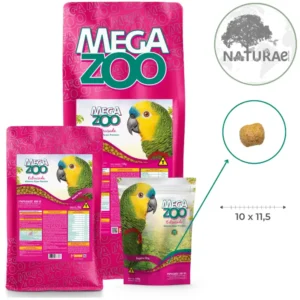 Ração Extrusada Para Papagaios Regular (Am16) MEGAZOO